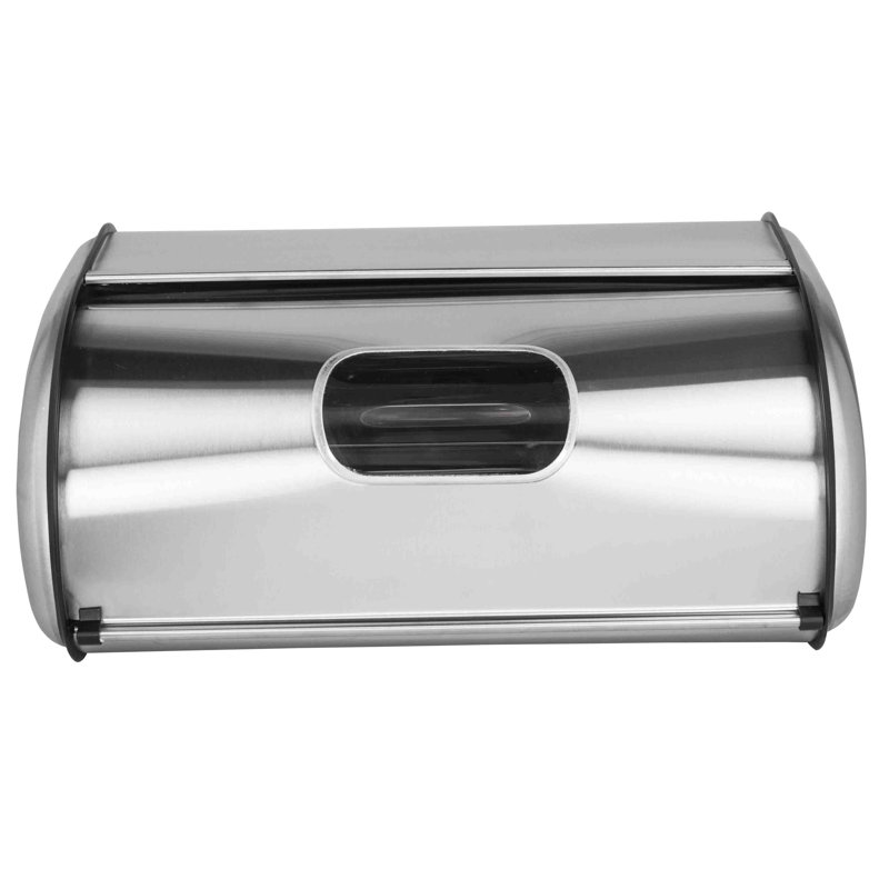 Home Basics Stainless Steel Bread Box & Reviews Wayfair